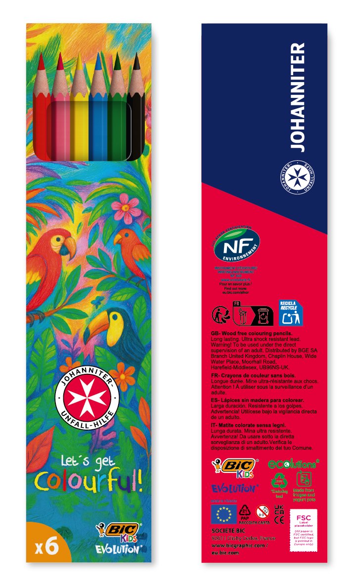 BIC Malstifte JUH (10 Stück)