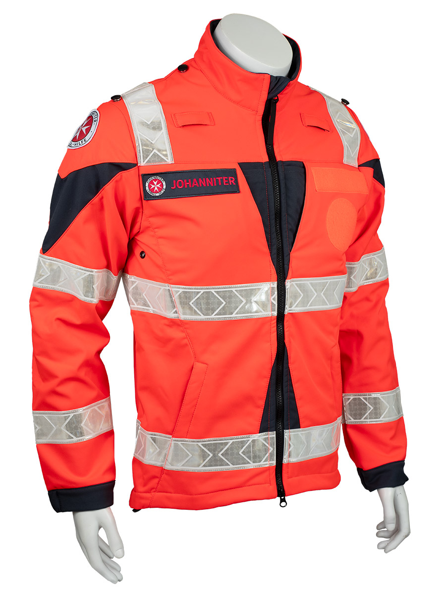 JUH Softshelljacke leuchtrot