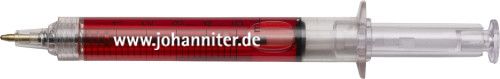 39e87f7450820ac15b0f47d31038208a Spritzen-Kugelschreiber JUH (100 Stück)