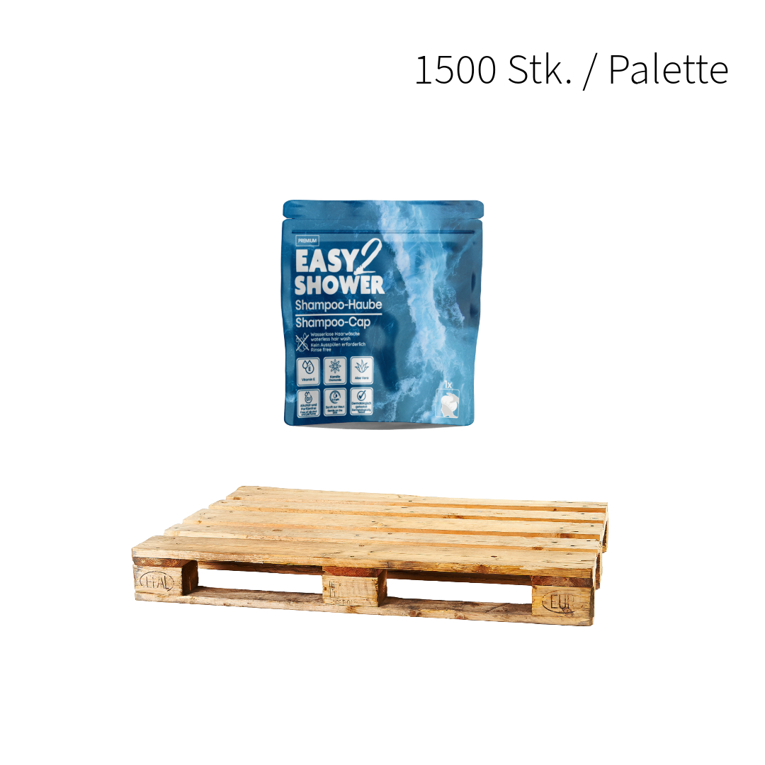 Easy2Shower Shampoo Haube (1.500 Stück/Palette)  Easy2Shower Shampoo Haube (1.500 Stück/Palette)