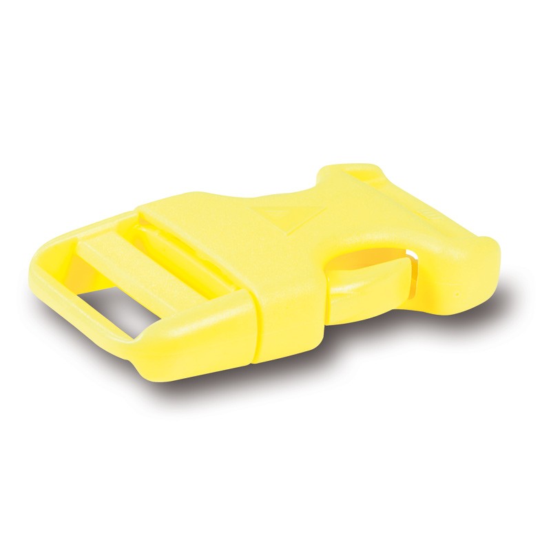 PAX Steckschnalle 25mm - tagesleuchtgelb