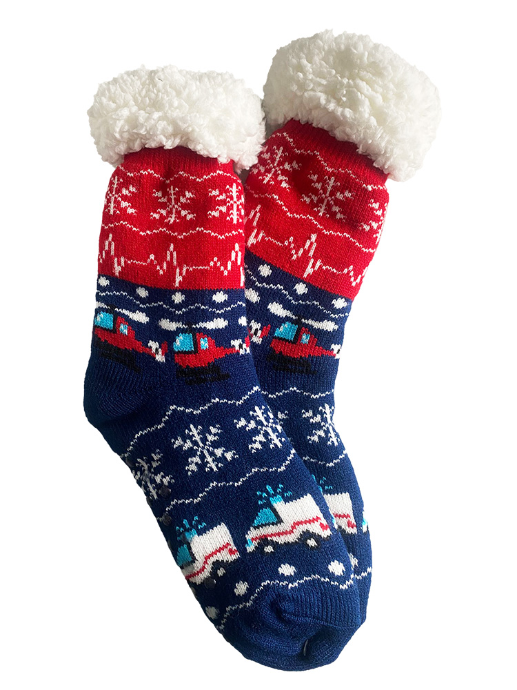 Weihnachts-Hüttensocken