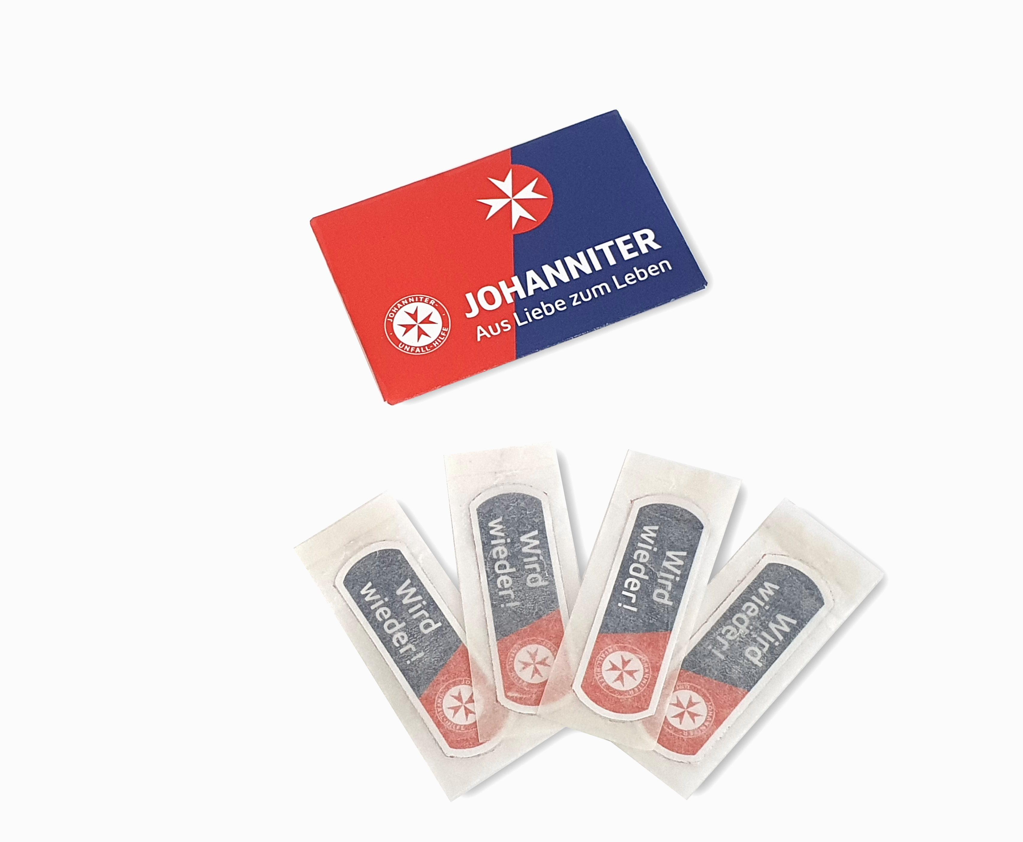 Johanniter_2-1 Pflastermäppchen JUH (100 Stück)