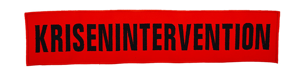 Rückenschild gestickt