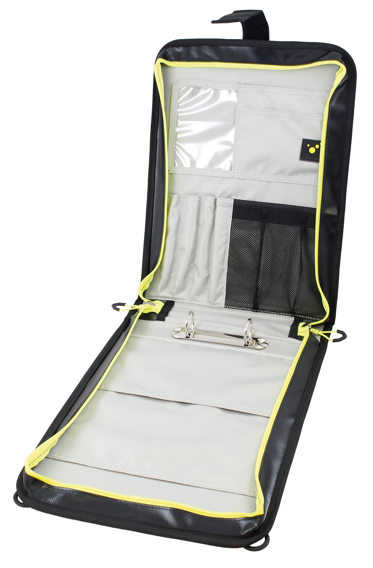 TEE-UU-2681-9108-DOKU-Organizer-Plane-schwarz_offen_leer