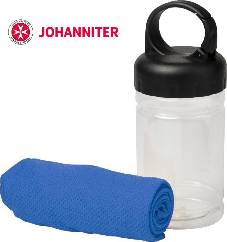 Kühlhandtuch JUH (5 Stück) BLAU