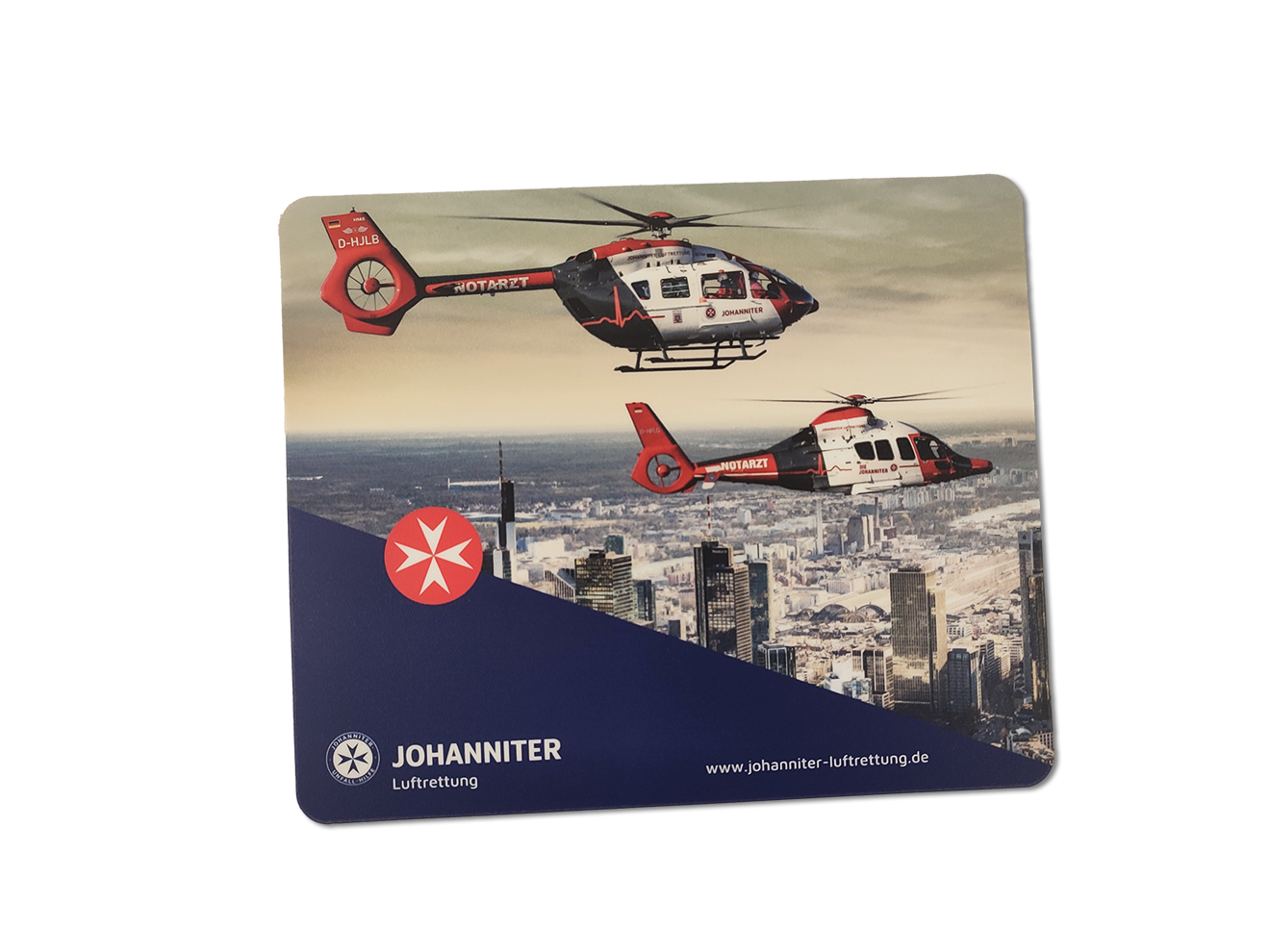 JLR_Mousepad Mousepad Johanniter Luftrettung