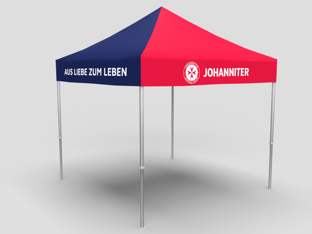 Faltzelt 3x3m "JUH" - Volldruck Faltzelt 3x3m "JUH" - Volldruck