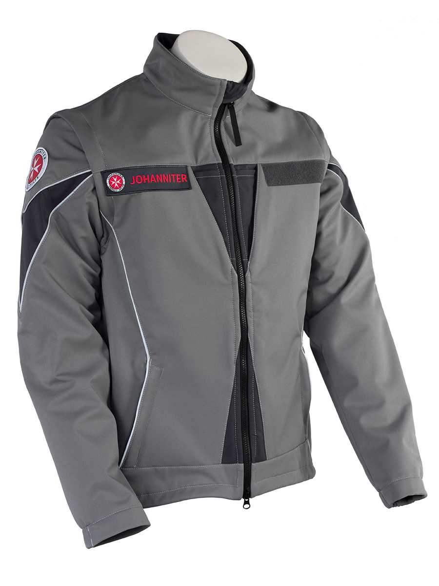 JUH-SoftShell-grau-fromt